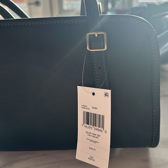 Coach Swing Zip Purse, black leather, brand new - Picture 8 of 10